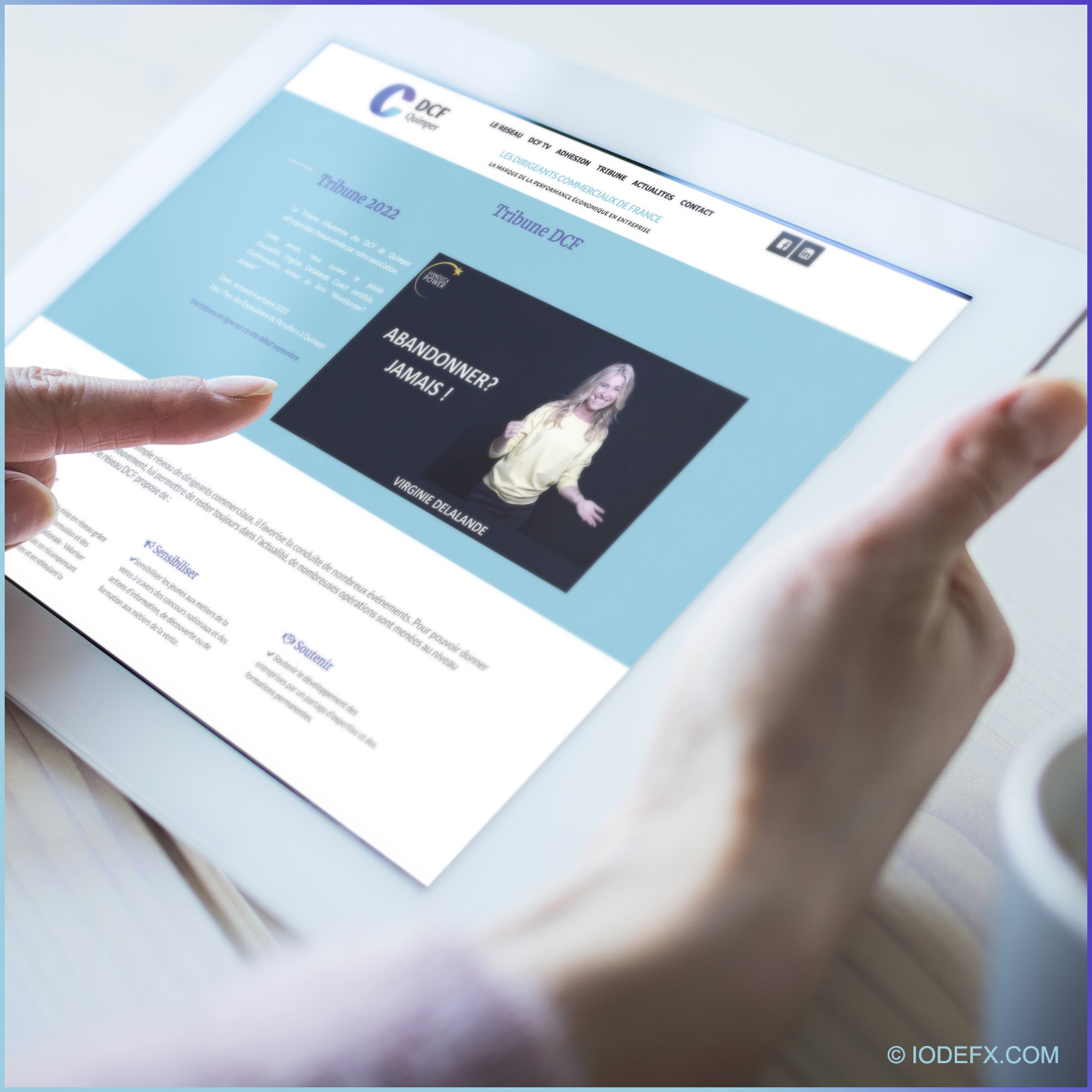 site Internet DCF Quimper