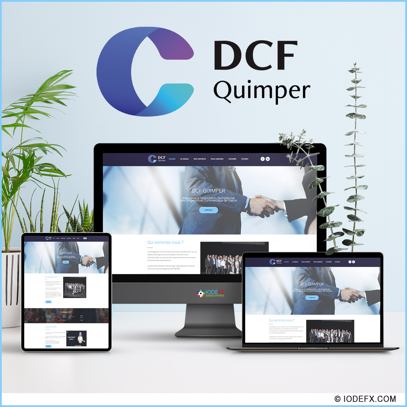 DCF Quimper nouveau site web